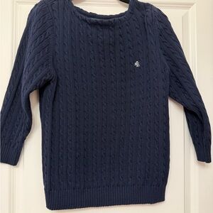 Lauren Ralph Lauren Navy Cable Knit Sweater